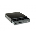 Posiflex CR6315B PC Driven Cash Drawer, USB interface, 16.85 in. - 18.11 in. - 3.94 in., Black, Self Powered 