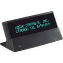 Logic Controls LT9000-GY 9 Pin Serial 5mm Char OPOS Compatible Black Customer Display