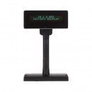 FEC VFD 2029, 2x20,9mm High,RS232, Pole Type, Rear Customer Display, Black