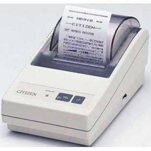 Citizen CBM910II-40RF120 Impact Mini Printer, 40 Column, 58mm, PE Sensor, Serial Interface, Ivory