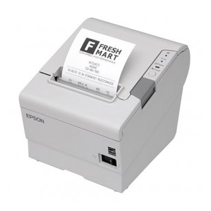 Epson TM-T88V-WHT Thermal Printer, Serial Interface, A/C, PS Included, ECW