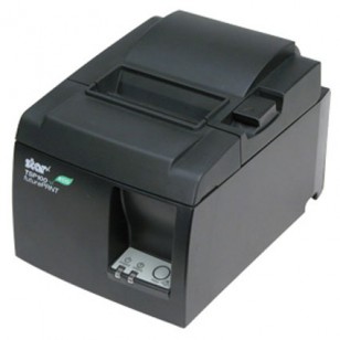 Star TSP143L-ETH-GRY  Thermal Printer, Ethernet Interface, Autocutter, Grey, PS and Cable Included