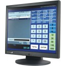 Logic Controls LE1017, 17 in. Touch Screen Monitor, USB, Black